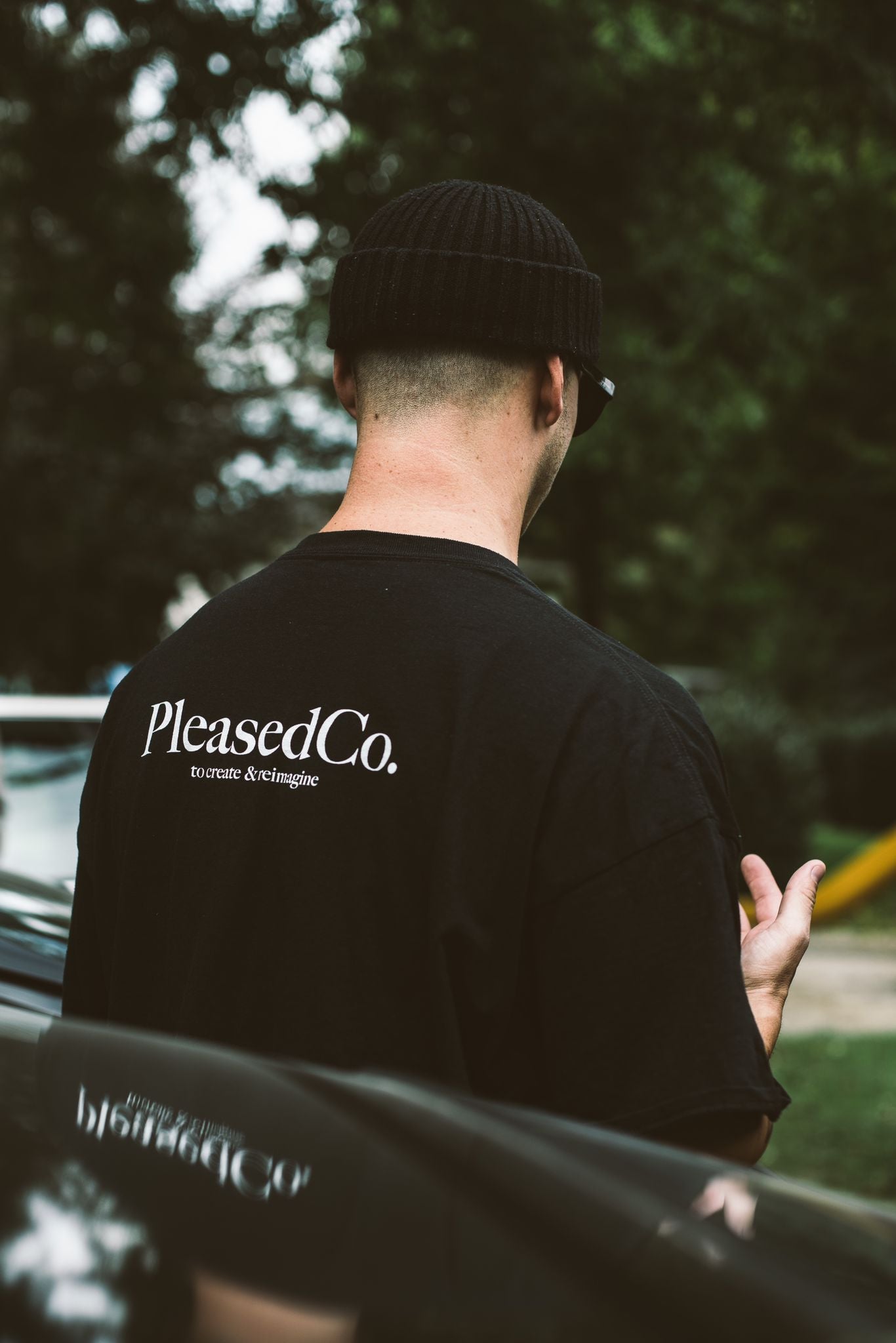 Pleased create Tee black