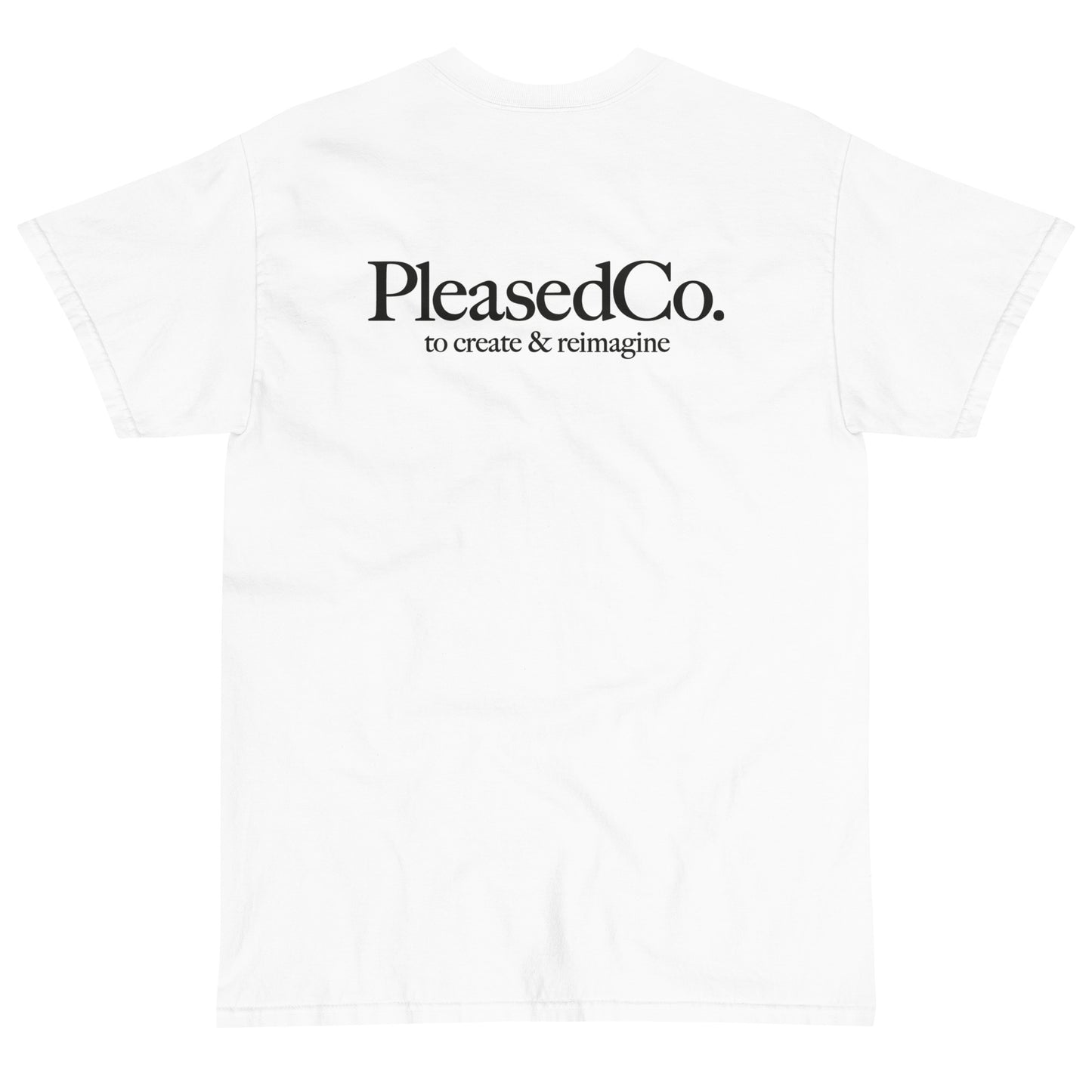 Pleased create Tee white